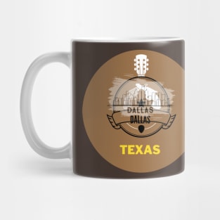 I love my country Dallas Texas Mug